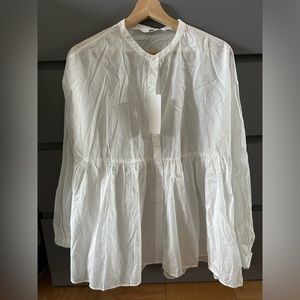 Uniqlo cotton long sleeves blouse